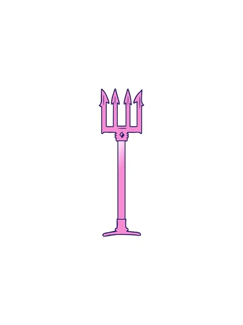 Sales flash animation of cartoon trident Video stock 324068047