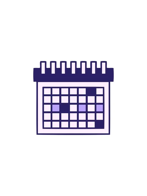 Sales flash animation of cartoon of a work calendar Stock Footage 324223706