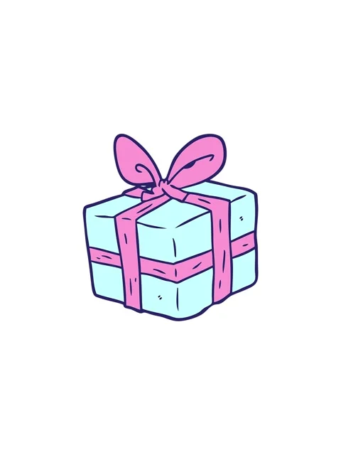 Sales flash animation of cartoon wrapped gift Stock Footage 324401684