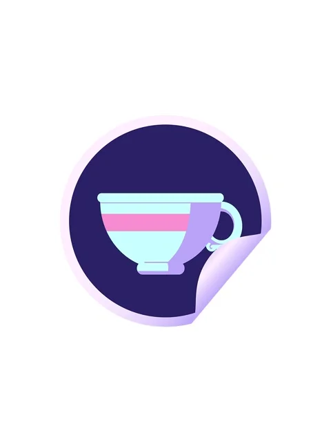 Sales flash animation of coffee cup graphic vector illustration circular st.. Stock Footage 324484150