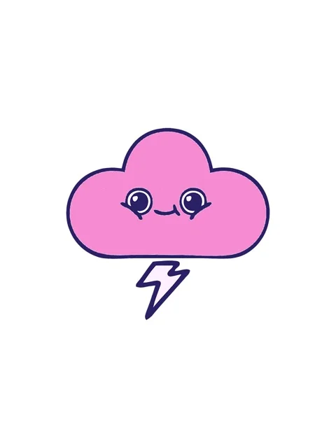 Sales flash animation of comic book style of a storm cloud Stock Footage 324081116