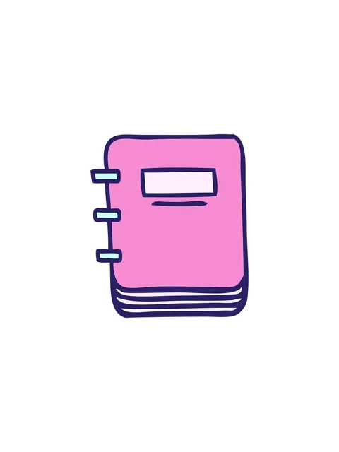 Sales flash animation of cute cartoon of a note book Stock Footage 324082302