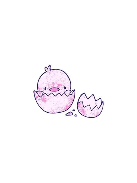 Sales flash animation of cute cartoon chick hatching from egg Stock Footage 324309734
