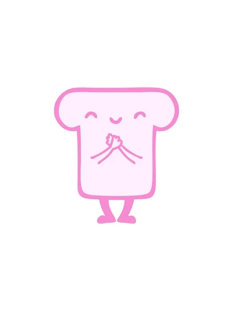Sales flash animation of cute slice of bread Stock Footage 324333869