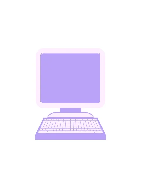 Sales flash animation of Flat colour illustration of a computer Stock Footage 324440608