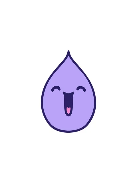 Sales flash animation of hand drawn quirky cartoon emotional rain drop Stock Footage 324052316