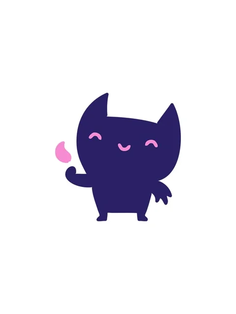 Sales flash animation of little devil Stock Footage 324480804