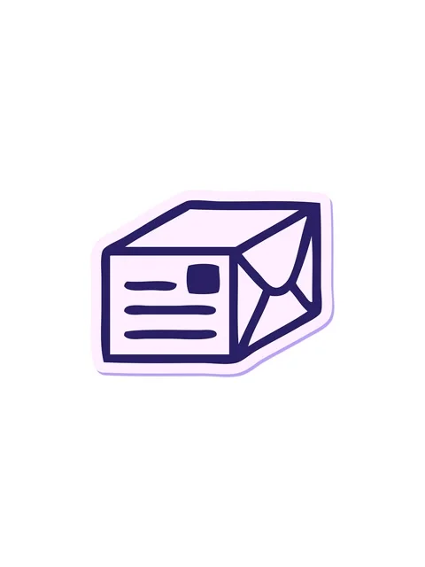 Sales flash animation of sticker of a cute cartoon paper parcel 스톡 동영상 324083028