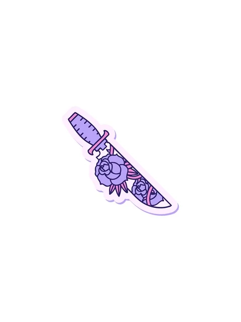 Sales flash animation of tattoo design in traditional style of a dagger and.. Stock Footage 324344375