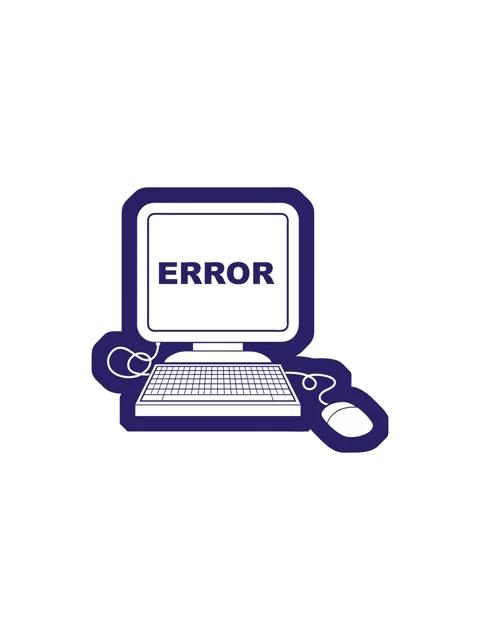 Sales flash animation of vector icon illustration of a computer error Stock Footage 324427511