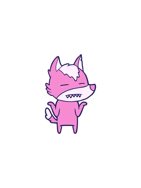 Sales flash animation of wolf showing teeth Stock Footage 324288004