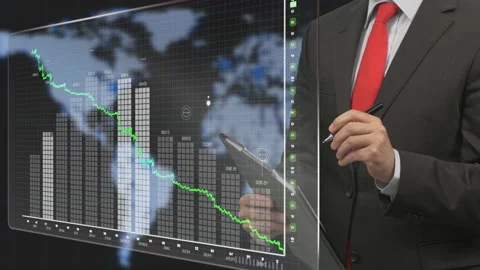 Sales Growth Chart Stockbeeldmateriaal 200715762