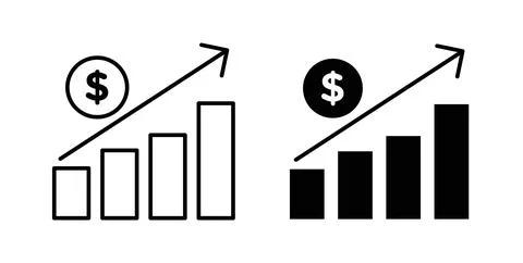 Sales icon symbol. Flat Vector illustration Stock Illustration
