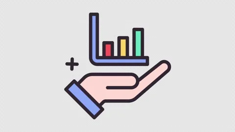 Sales increase animated icon Stock Footage 289700177