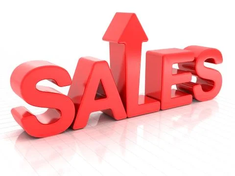 Sales increase Stock Illustration