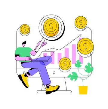 Sales index abstract concept vector illustration. Stock Illustration