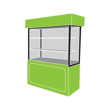 Sales kiosk design Stock Illustration