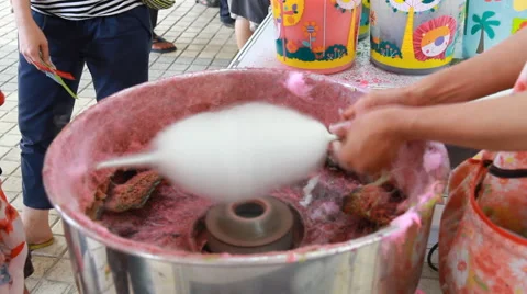Sales made Cotton candy 스톡 동영상 40956549
