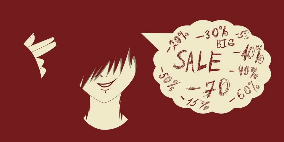 Sales madness イラスト素材