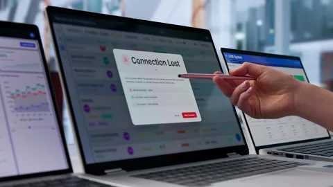 Sales Manager Analyzing Pipeline Data On Laptop Stock Footage 333399795