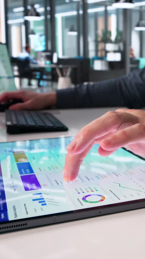 Sales Manager Leads Team Using CRM Software Stock Footage 331152846