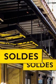 Sales in Paris Stock Photos