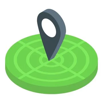 Sales performance radar icon isometric vector. Data economy イラスト素材