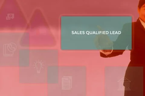 Sales qualified lead (SQL) concept Stock Photos