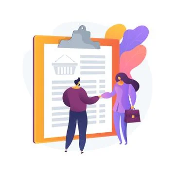 Sales representative abstract concept vector illustration. Stock Illustration