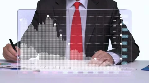 Sales Statistics data Stock Footage 200755120