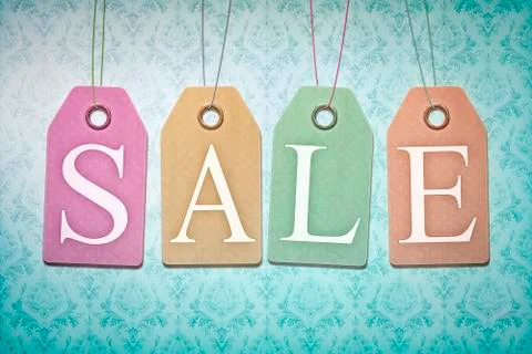 Sales tags Stock Illustration