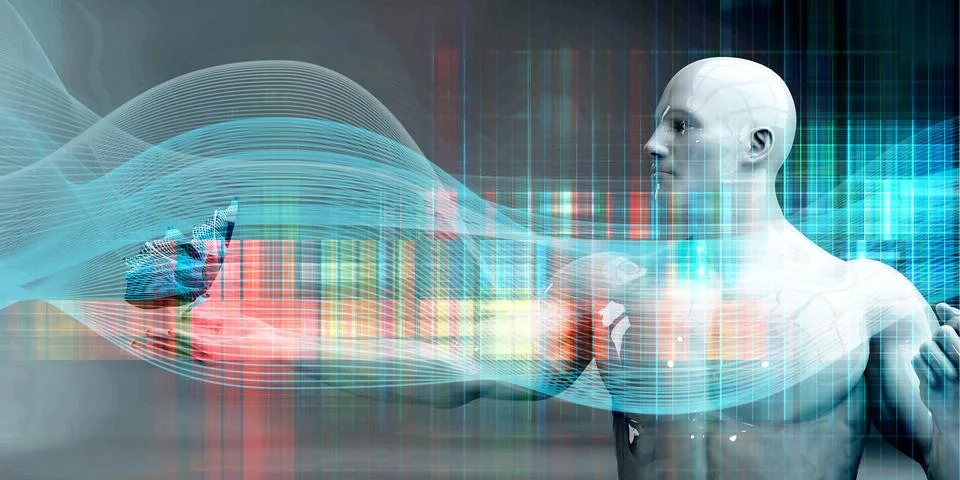 Sales Technology Innovation Data Visualization Marketing Strategy Stock Illustration