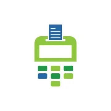 Sales vector icon logo design Stock Illustration