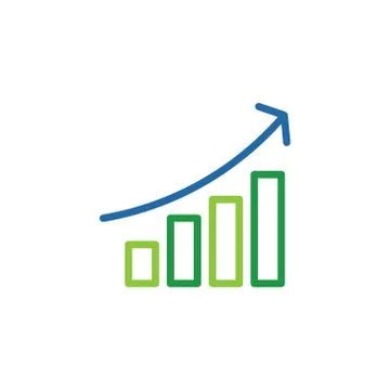 Sales vector icon logo design Stock Illustration