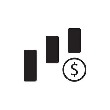 Sales vector icon logo design Stock Illustration
