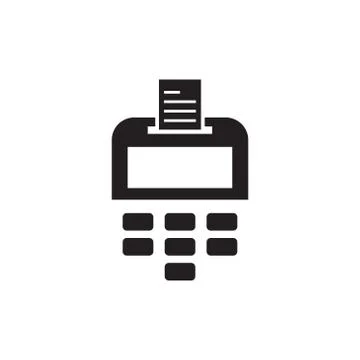 Sales vector icon logo design Stock Illustration