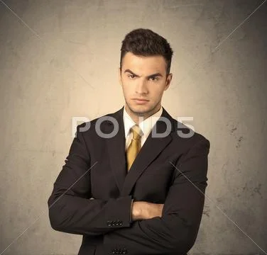 Sales worker making face expressions Stock Photos