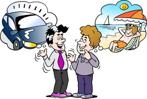 SALESMAN44 Stock Illustration