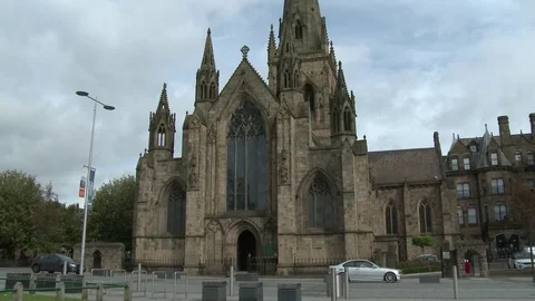 Salford Cathedral Stock Footage 79669933
