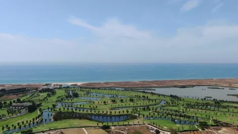 Salgados Golf Course, Albufeira, Algarve, south of Portugal Stock Footage 151521817