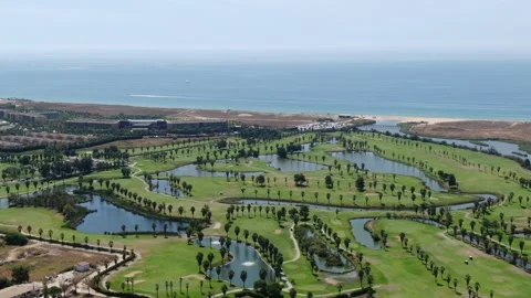 Salgados Golf Course, Albufeira, Algarve, south of Portugal Stock Footage 151586490