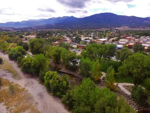 Salida Spring 库存照片