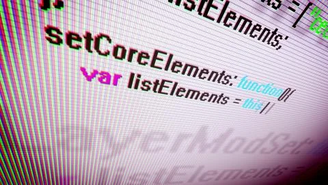 Salient 3d rendering of a computer screen covered with a network put diagonal Illustrazione stock