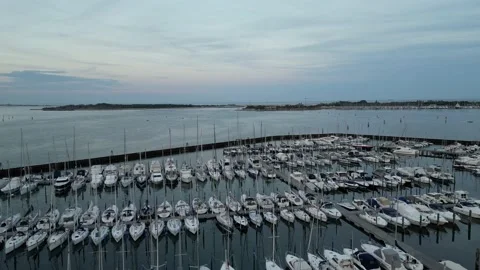 Saline dock in Chioggia Stock-Footage 219581668
