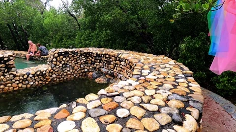 Saline​ Hot Spring Stock Footage 256640621