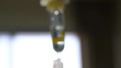 Saline solution drop Stock Footage 38029670