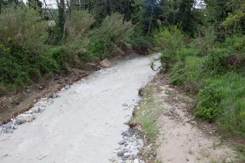 Salinello stream Stock Photos