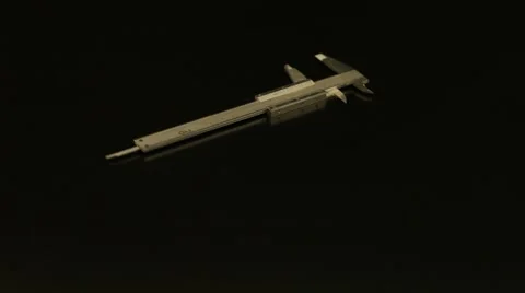 Сalipers measuring tools Stock Footage 46484299