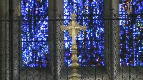 Salisbury cathedral alter Stockbeeldmateriaal 498421