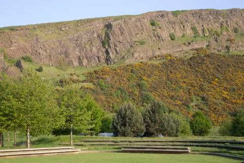 Salisbury Crags Stock Photos